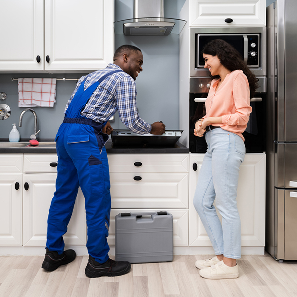 can you provide an estimate for cooktop repair before beginning any work in Powhatan County